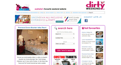 Desktop Screenshot of dirtyweekend.com.au